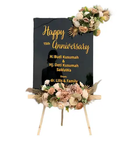 Papan Bunga Akrilik Rajekwesi