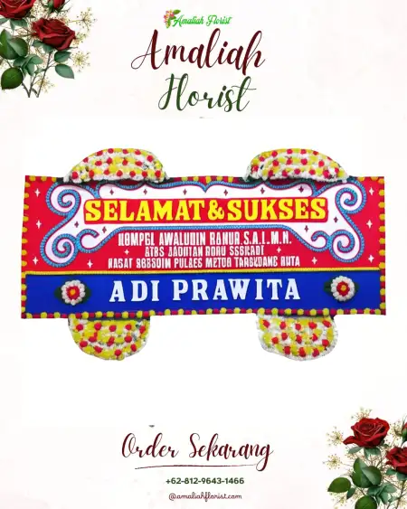 Papan Bunga Ucapan Selamat Rajekwesi